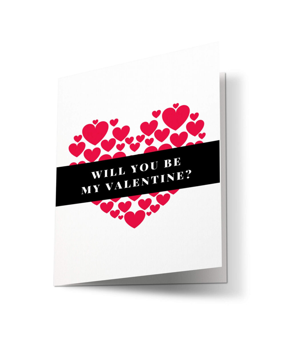 Will You Be My Valentine Card Christian Motivational & Printable Products
