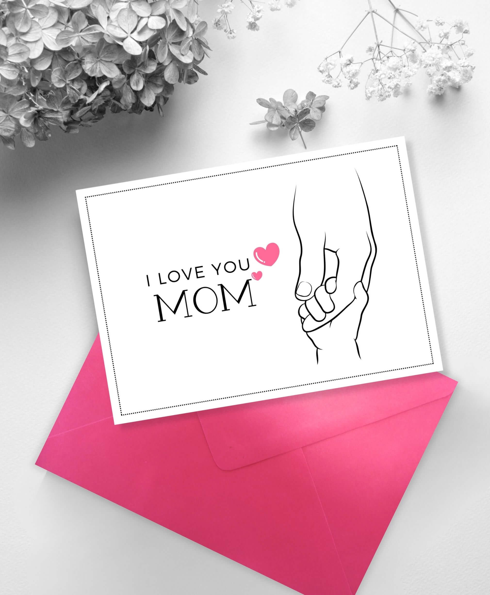 I love You Mom Mother’s Day Card – Christian Motivational & Printable ...